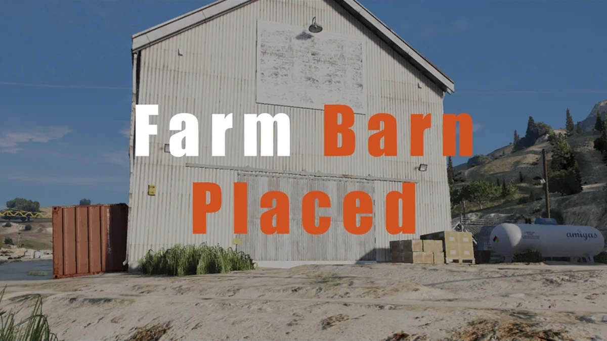 Farm Barn Placed – Fully Open Source | FiveM Interior